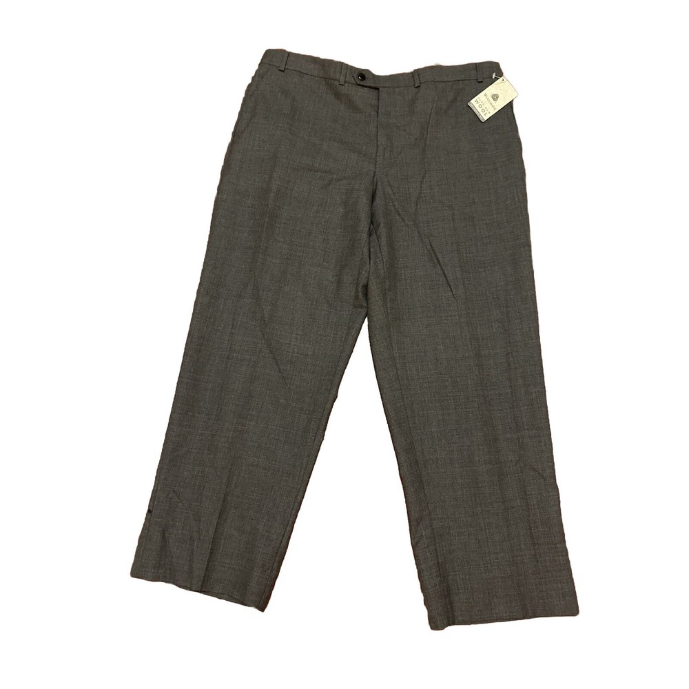 New Chaps by Ralph Lauren Men Dress Pants 100% Wool Grey Pick Sz 40/29